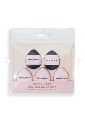 Revolution Teardrop Finger Puffs - Light Pink & Black